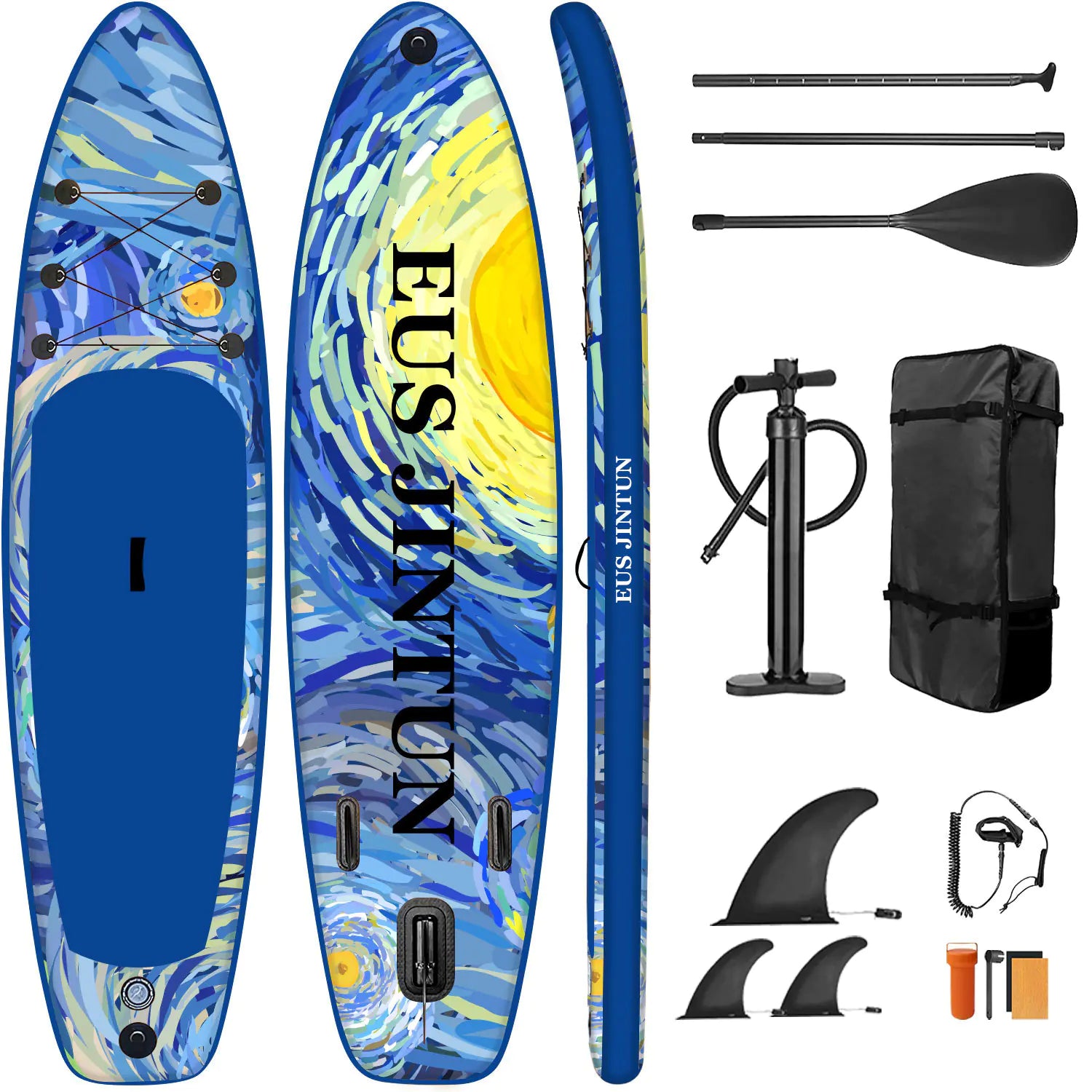 Inflatable Stand Up Paddle Board (SUP) – Non-Slip Yoga & Surf Board for Beginners & Pros | Portable & Durable
