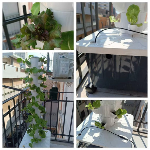 Hydroponic Vertical Tower, Veggie/Herb Planter